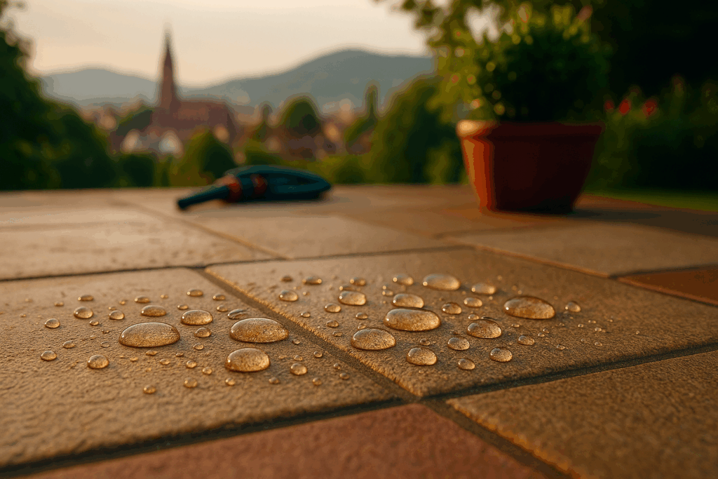 Steinimprägnierung ist wichtig.